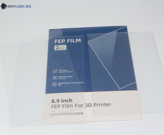 Фото 5 - 2шт. FEP плівка для Anycubic Photon Mono X | Mono X 6K | M3 Plus | Mono X2 | Mono 6ks 260×175 mm