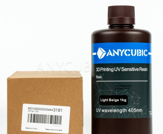 Фото 3 - Фотополімерна Базова смола Світло-бежева Anycubic