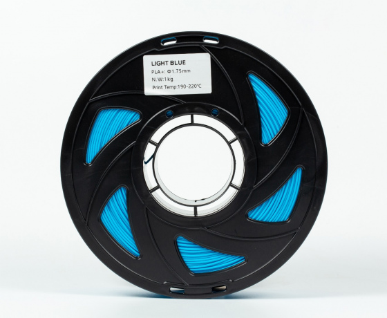 Фото 5 - Блакитний PLA Plus (ПЛА плюс) пластик філамент для 3D принтера 1кг, 1.75мм, 330м Filament