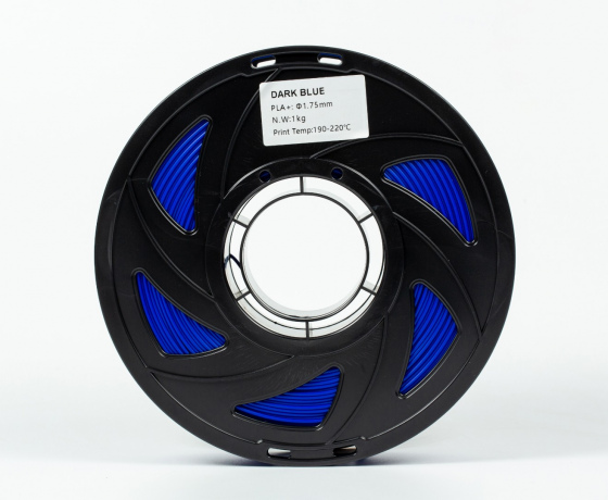 Фото 5 - Темно-синій PLA Plus (ПЛА плюс) пластик філамент для 3D принтера 1кг, 1.75мм, 330м Filament
