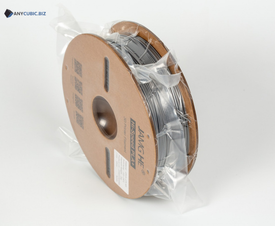 Фото 4 - Срібний Високошвидкісний філамент для швидкісного друку Hi-Speed PLA+ JAMGHE 1,75 мм 1kg