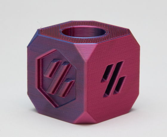 Фото 7 - Червоний Синій Пла Пластик Шовковий | PLA SILK Red Blue 1кг | 1.75мм | 330м