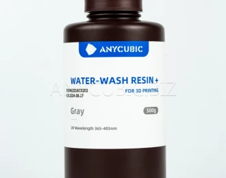 Сіра Фотополімерна Смола що змивається водою | Anycubic Water-Wash Resin+ Gray 0,5 кг