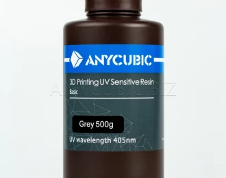 Серая Базовая Фотополимерная смола Anycubic 0.5 кг
